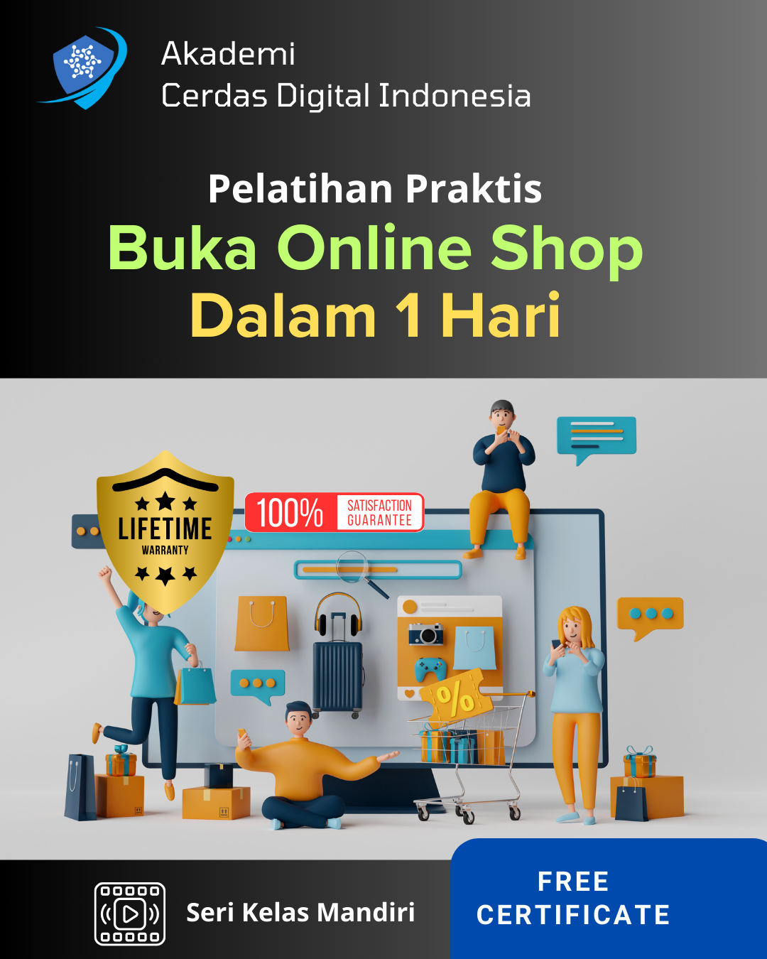 Buka Online Shop Dalam 1 Hari